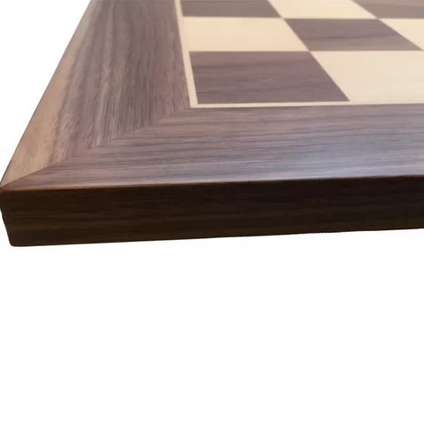 Tablero de Ajedrez de Madera DT Nogal y Maple Escaques 5.5 cm